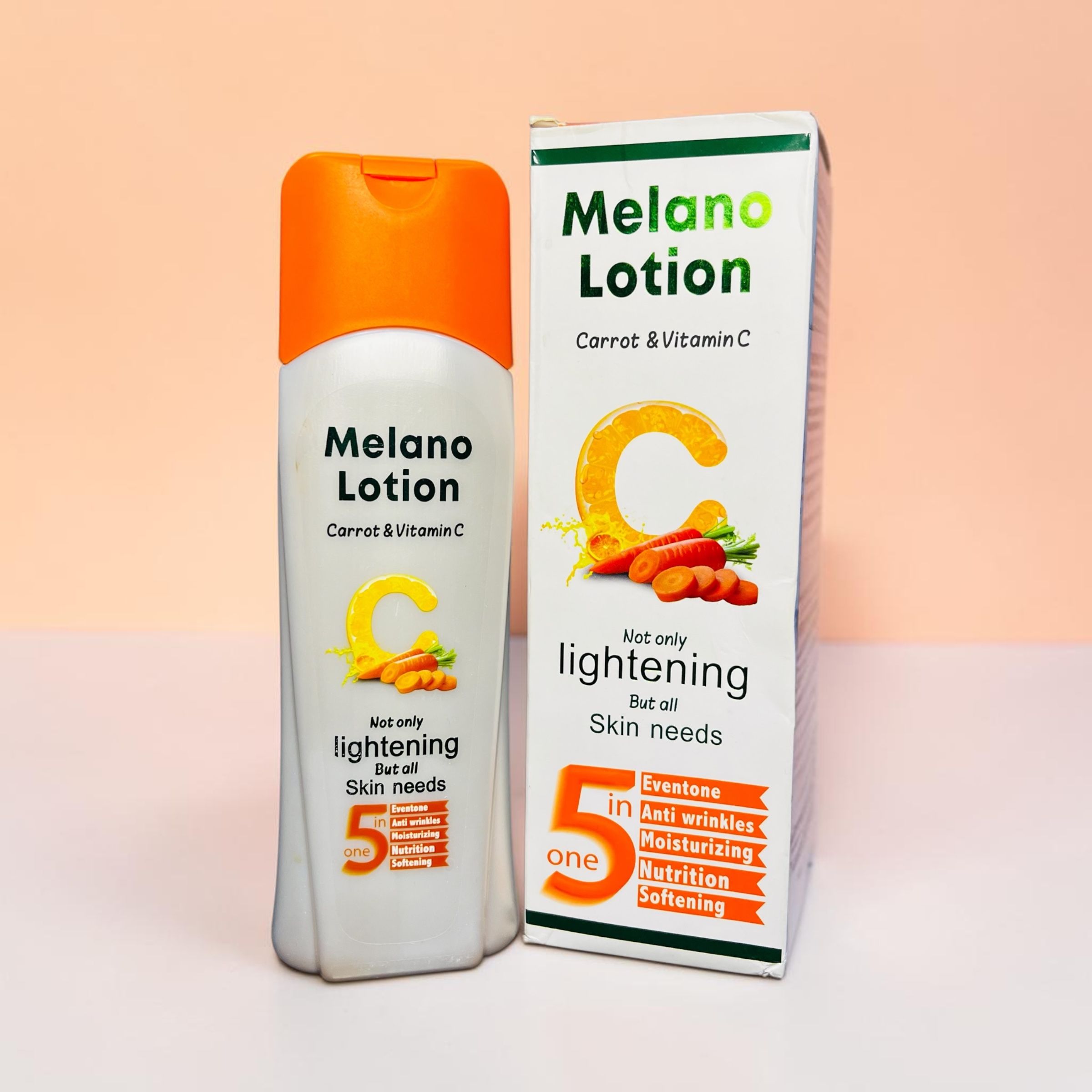 MELANO LOTION CARROT AND VITAMIN C BODY LOTION 300ML 